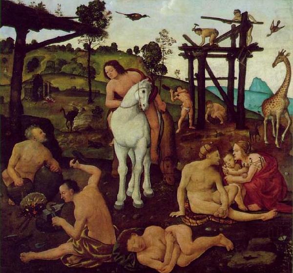 Vulcan and Aeolus, Piero di Cosimo